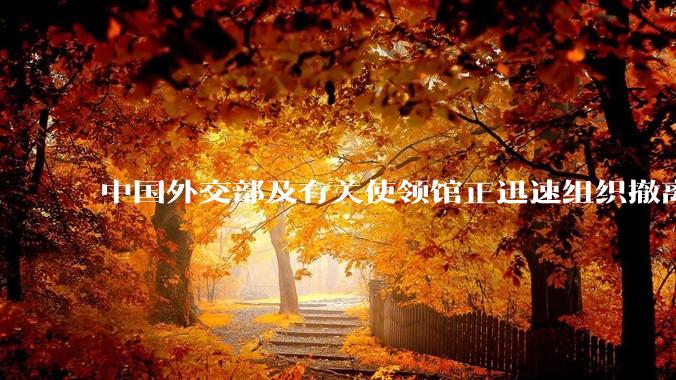 中国外交部及有关使领馆正迅速组织撤离在以、伊的中国公民，目前当地情况如何？