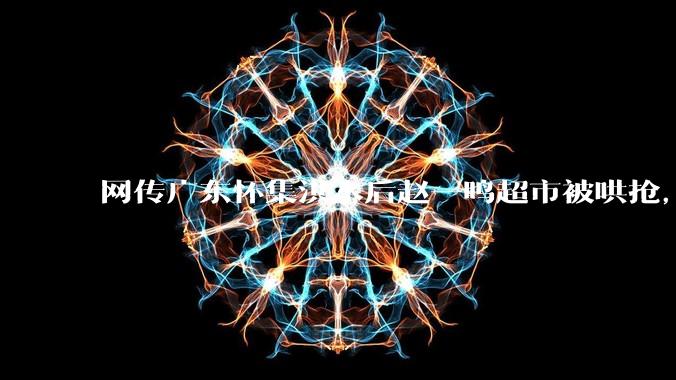 网传广东怀集洪水后赵一鸣超市被哄抢，县***回应相关单位正在核实，若属实哄抢者该承担哪些法律责任？